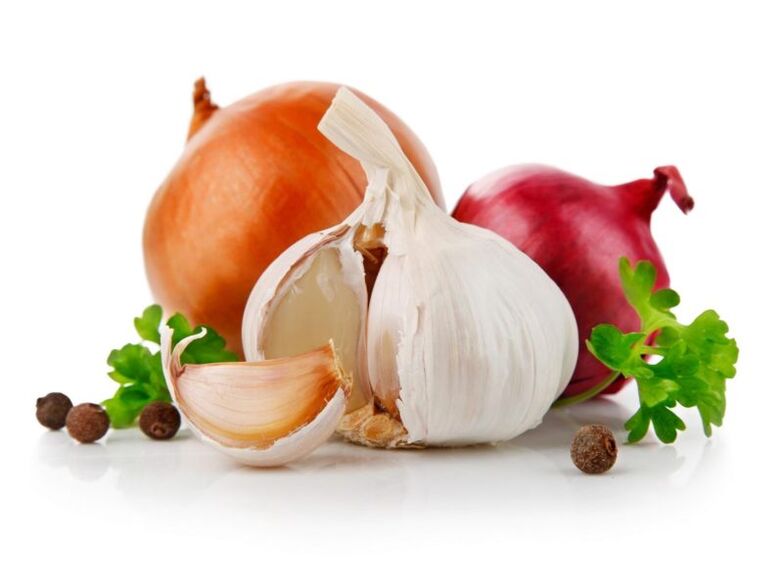 Garlic and onions to increase effectiveness