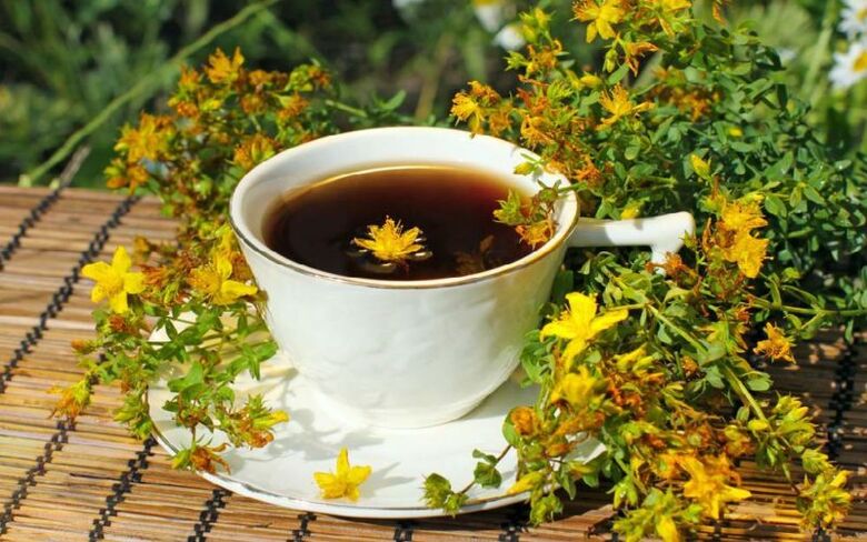 St. John's wort decoction to increase potency