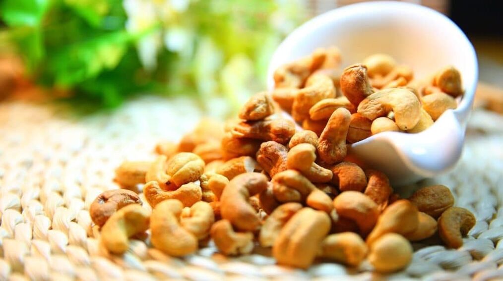 Cashew nuts for potency